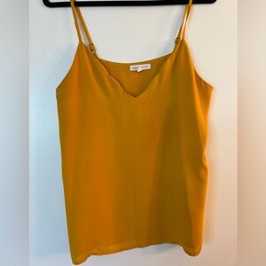 Socialite Mustard Sleeveless Camisole